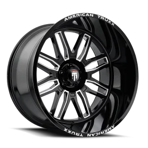 American Truxx – RESTLESS – Black – 20″x10″ -25mm – Summer Wheels – AT1915-2136M